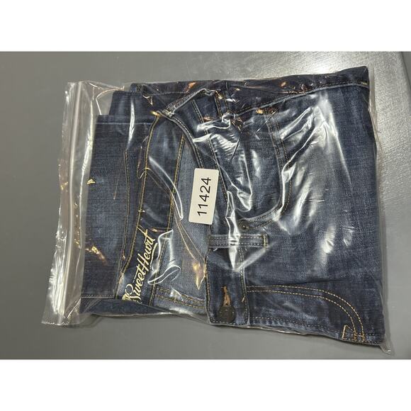 Old Navy Sweetheart Jeans Womens Size 15 Blue Mid Rise Bootcut Denim Stretch - Picture 9 of 9